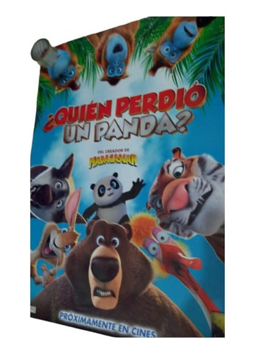 Poster Original Cinemex Pelicula, Quien Perdio Un Panda.