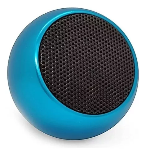 M3 mini parlante inalámbrico portátil metal altavoz para teléfono-Azul  GENERICO