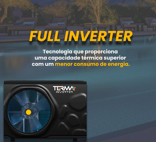 Bomba De Calor P/ Piscina Nautilus Terma Inverter 3 Com Wifi
