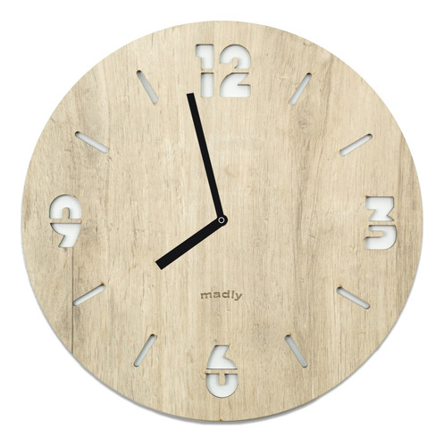 Reloj Madera De Pared - Lily - 45cm X 45cm
