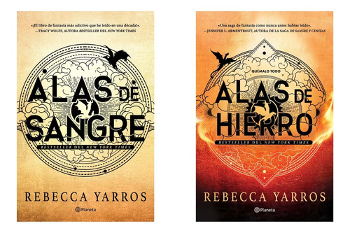 Alas Sangre + Hierro - Rebecca Yarros - Planeta - 2 Libros