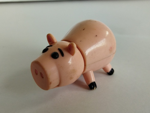 Toy Story Hamm Cerdo Figura Mini Cabeza Retractil