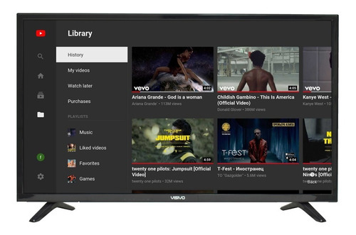 Televisor Visivo Smart Tv Led 40 Pulgadas Full Hd Linux 
