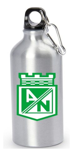 Termo Atlético Nacional Fútbol Botilito Botella Aluminio 