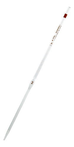 Pipeta Volumetrica Clase A De Color Certificada De 2 Ml