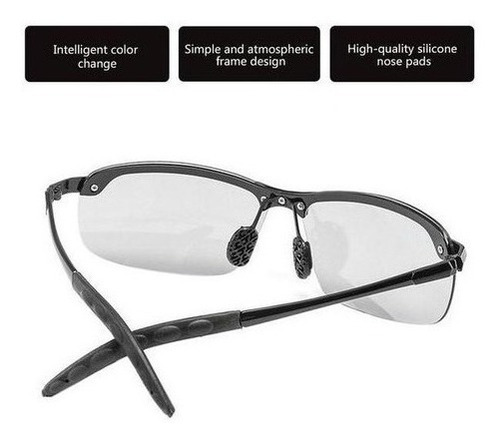 Gafas De Sol Polarizadas Fotocromáticas Para Hombre, 2 Unida