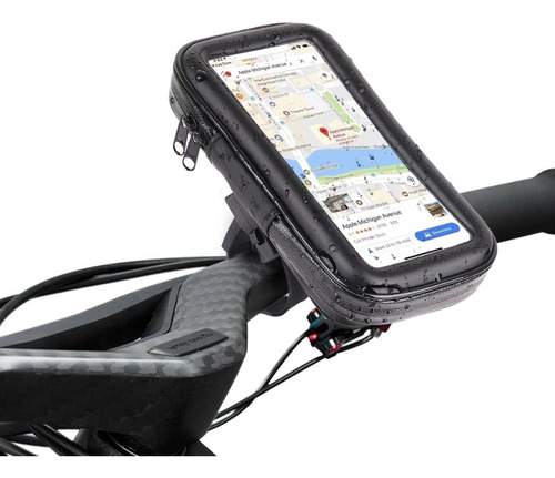 Soporte Funda Impermeable 360°celular  Gps Bici Moto Glovo