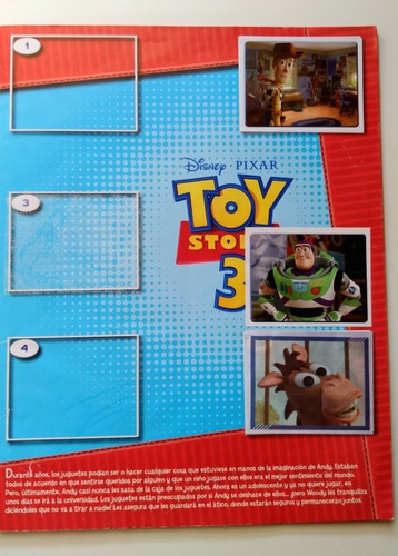 Álbum Disney Pixar Toy Story 3 2010 Panini. J (Usado)