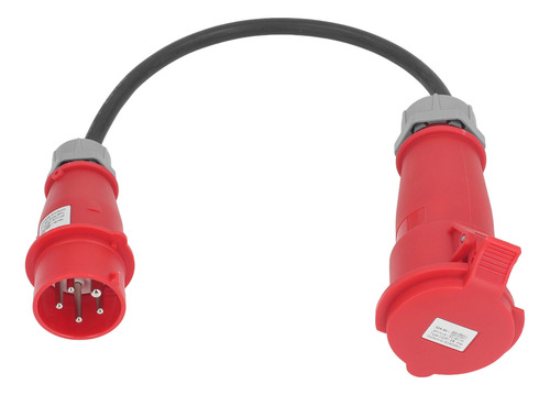 Adaptador Cee De 32 A Hembra A 16 A, 5 Pines, Alta Corriente