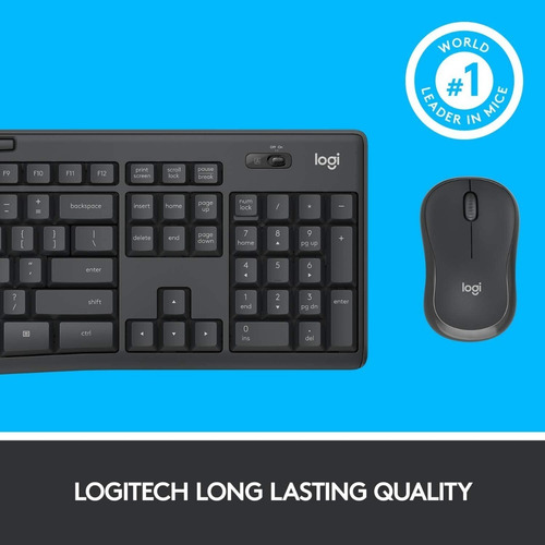 Imagen 8 de 9 de Logitech Mk295 Combo Inalámbrico Silencioso Teclado Y Mouse