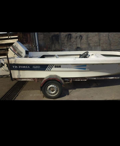 Lancha Victoria 430 Con Johnson 40 Mod. 98