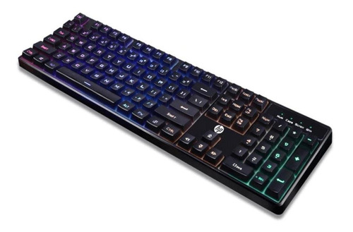 Teclado Gamer Membrana Español K300 Color del teclado Negro