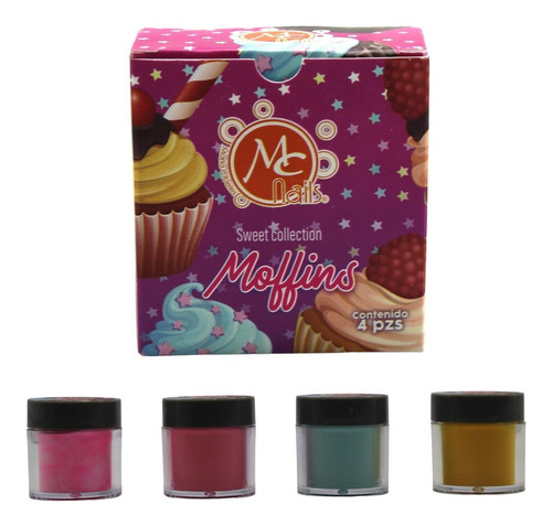 Mc Nails Polvos Mc Nails Color - Sweet: Moffins - 4 - 7 g