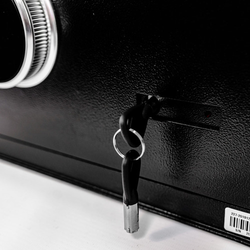 Caja Fuerte Con Huella Digital Balingtech Saf01 Negro