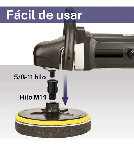 Adaptador De Amoladora Angular Convertidor De Amoladora Angu | 5/8 -11 Hembra A M14/m10 Macho, Accesorios Interfaz Roscada Para Pulidora, Broca Y Herramientas De Conexión