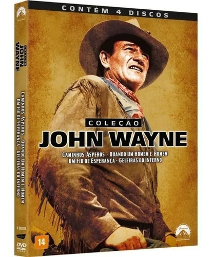 Dvd Colección John Wayne 4 Películas Doblaje Latino