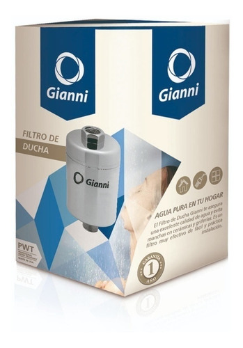 Filtro Purificador De Agua Gianni Para Ducha