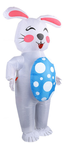 Disfraz De Conejo Inflable Con Forma De Huevo Para Adultos