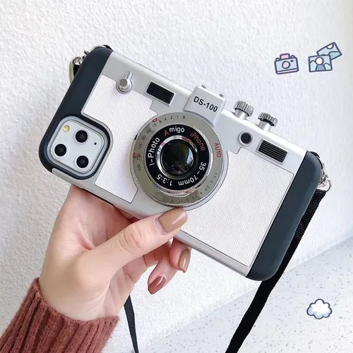Funda Para Celular Retro Para Cámara Emily Em Paris Para Iph