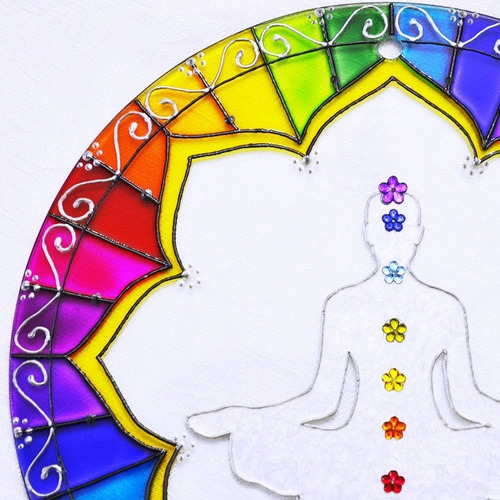 Imagem 3 de 4 de Mandala Meditação Dos Chakras Com 25cm