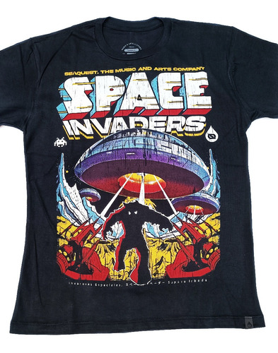 Remera Seaquest Space Invaders