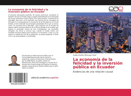 Libro: La Economía Felicidad Y Inversión Pública