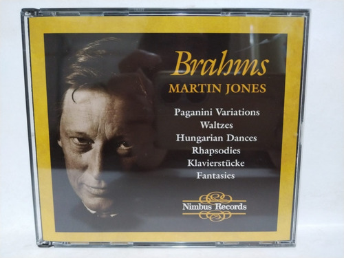 Martin Jones, Johannes Brahms Complete Piano Music Box X6 Cd