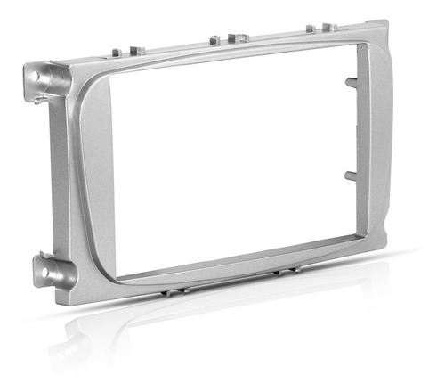 Moldura Dvd 2 Din Focus 2009 2010 2011 2012 2013 Prata