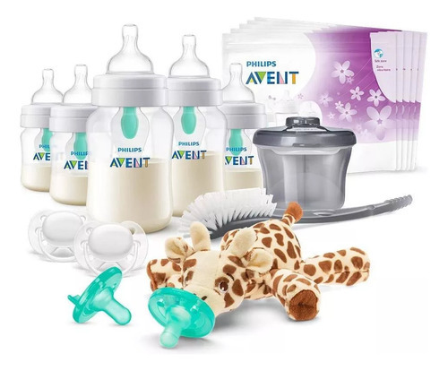 Philips Avent Set De Anti-colic Con Airfree Scd308/02 Color Traslúcido