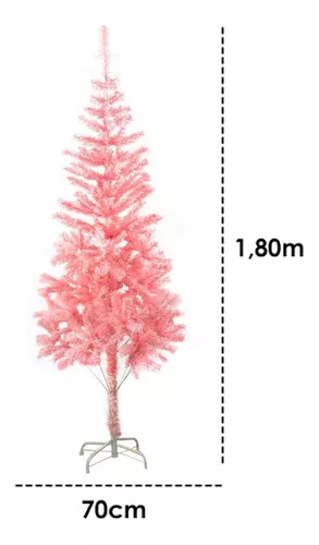 ÁRVORE NATAL ROSA 1,80 M - Ditlanta distribuidora