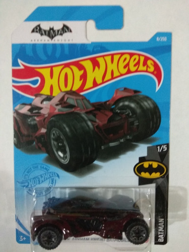 Hot Wheels Batman Batimovil Arkham Night 1/5 Vino Ba1