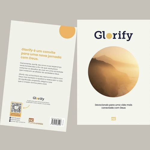 Livro Glorify Devocionais Para Uma Vida Mais Conectada Com Deus-leituras Diárias Que Proporcionam Conexões Constantes Com Deus E Ajudam A Combater A Ansiedade, Viver Com Propósito, Dormir Melhor