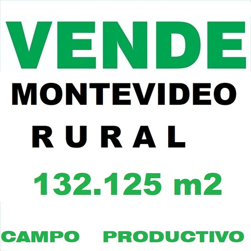 Montevideo Rural:  132.125 M2. Paso De La Arena
