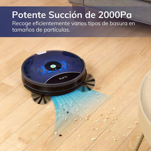 Aspiradora Robot Morada Ilife Con Trapeadora Y Wifi