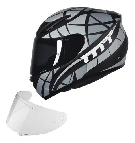 Capacete Moto Mt Revenge Preto Fosco 5 Estrelas Sharp