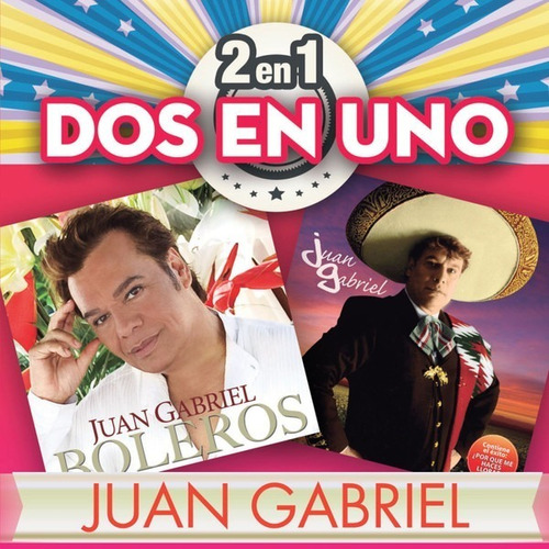 Juan Gabriel 2en1  Boleros Juan Gabriel Cd Nuevo Musicovinyl