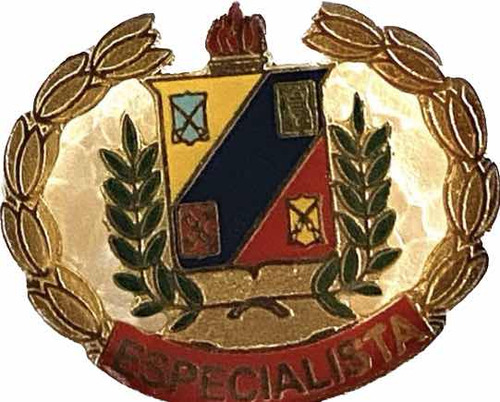 Academia Militar Venezuela Insignia Graduacion Especialista