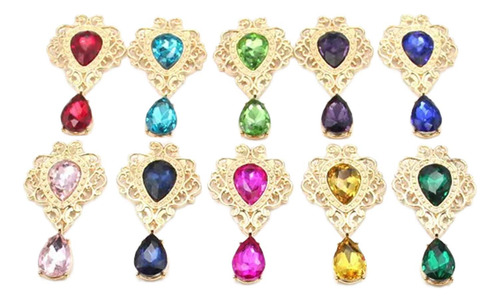 10 Piezas De Adorno De Diamantes De Imitación Para Hacer