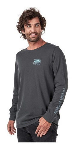 Polera Hombre Norte Sur Negro Haka Honu