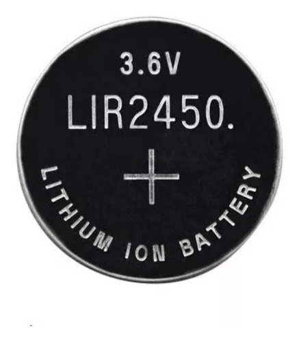 Bateria Recarregável Lir 2450 Utilizada Em Oximetro