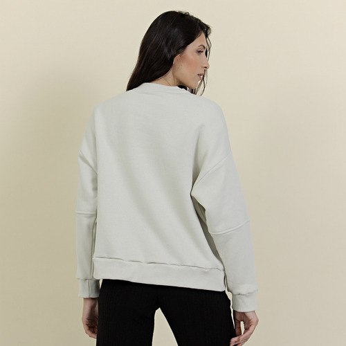 Buzo Oversize Con Bordado Paris
