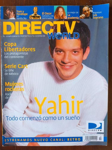 Yahir, Ben Affleck En Revista Directv World Año-2003