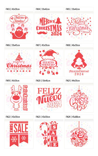 Vinilos Vidriera Pared Dia Madre Primavera Navidad Fiestas R