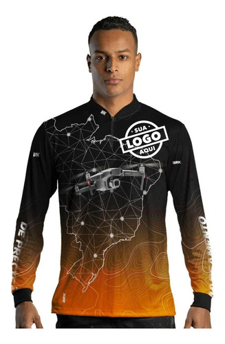 Kit 20 Camisas Personalizadas Sua Logo Operador Drone