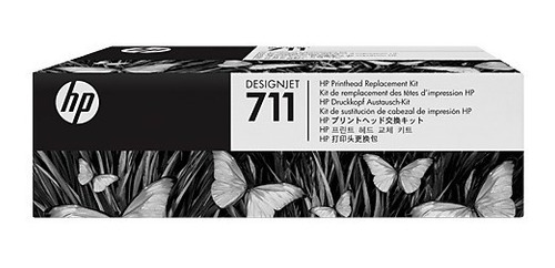 Imagen 2 de 3 de Kit De Cabezales Hp Original 711 (c1q10a) Plotter T120 T520