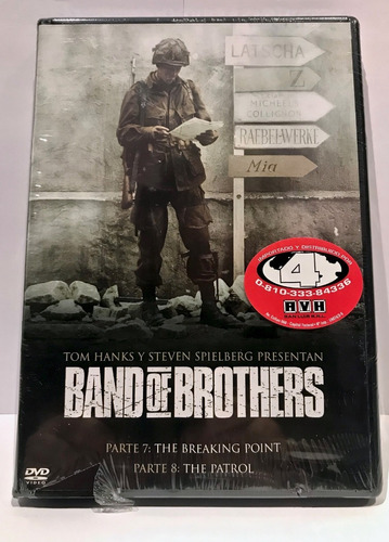 Band Of Brothers Parte 7 Y 8 2 Dvd Miniserie Original Nuevo 