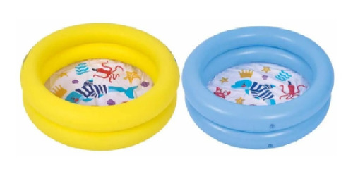 Pileta Inflable Animal 2 Aros 76cm Sun Club Verano Niños