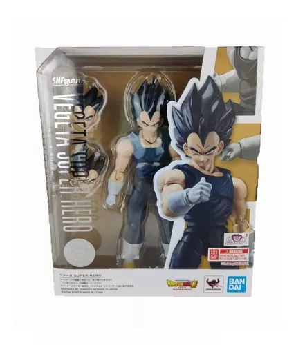 Figura de acción Bandai Dragon Ball Super Vegeta Super Hero de Bandai S ...