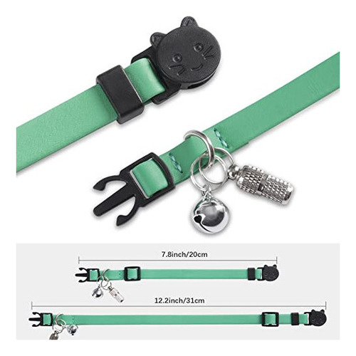 Wroswt - Collar Para Gato Con Cascabeles, Collares De Gatito
