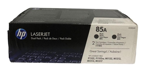 Toner Original Hp Ce285ad 85a Duo Black Laserjet P1102/p1102